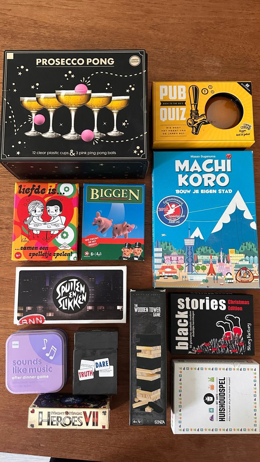 Spellenpakket, Een of twee spelers, Ophalen, Zo goed als nieuw