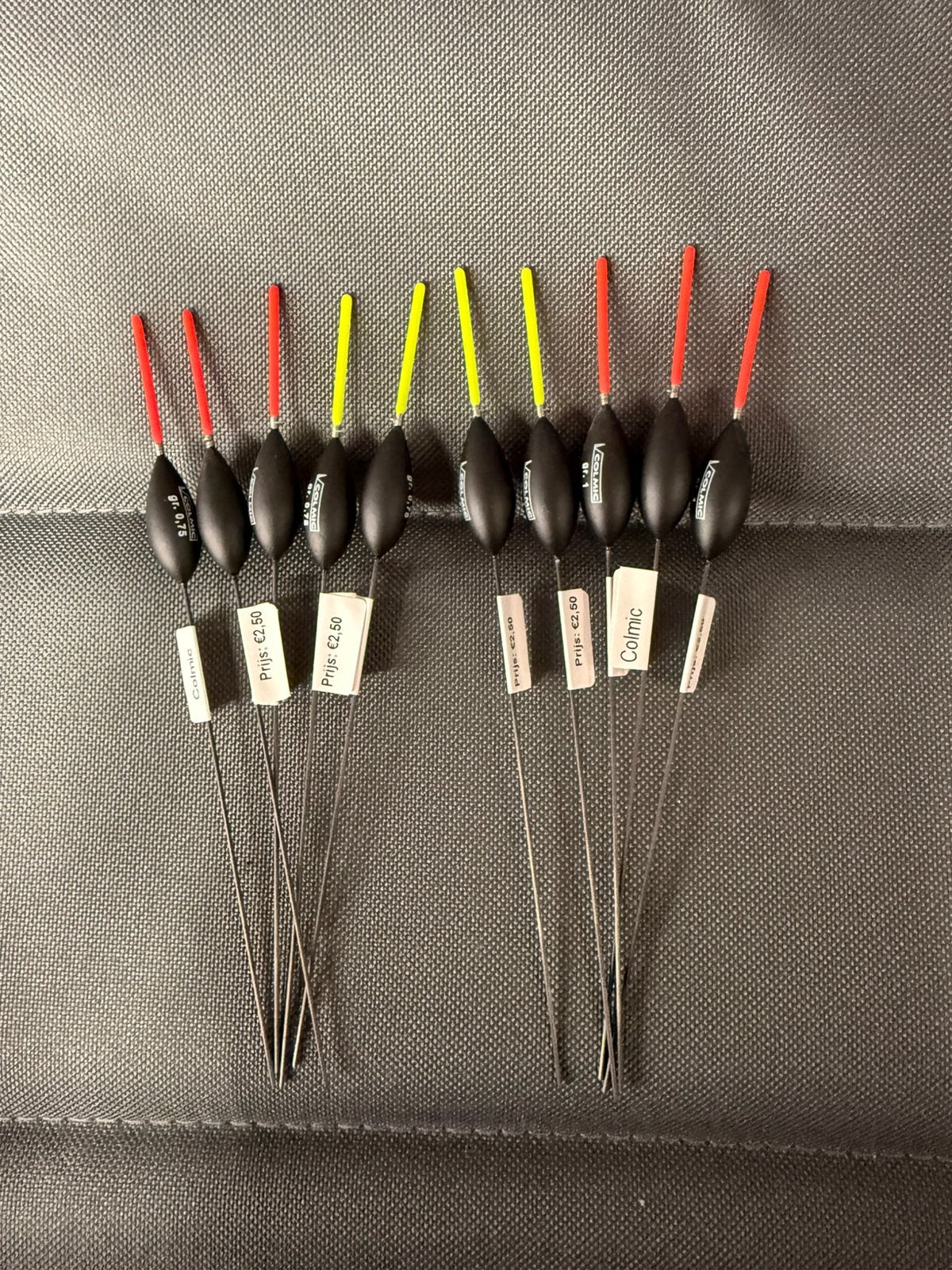10 colmic dobbers, Watersport en Boten, Ophalen of Verzenden, Nieuw, Dobber of Lood