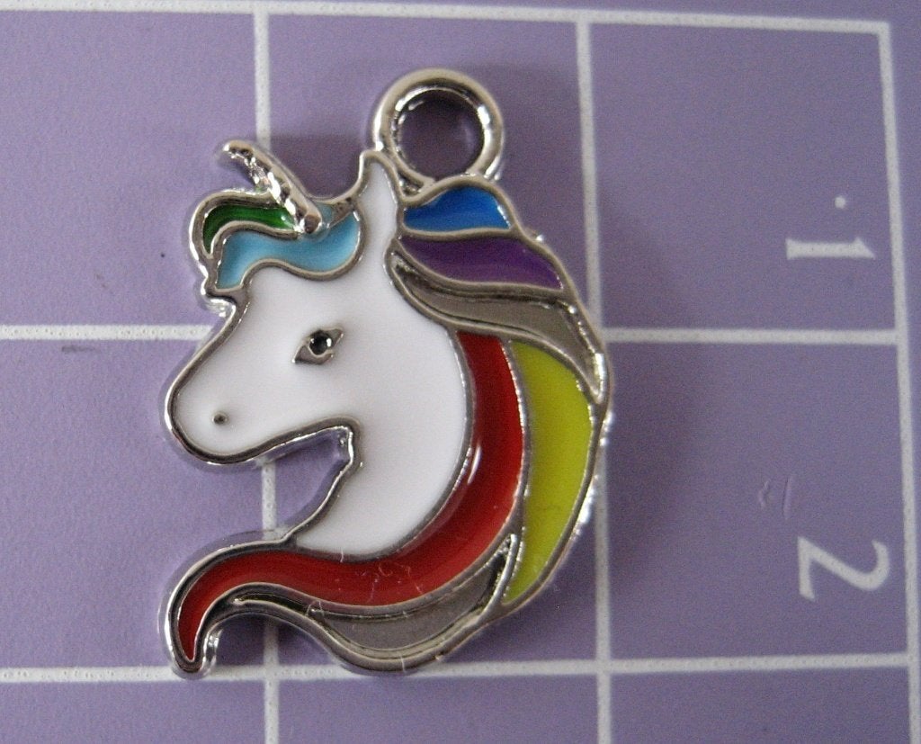 Bedel hangertje Unicorn - Eenhoorn bedel, Ophalen of Verzenden, Nieuw, Bedel