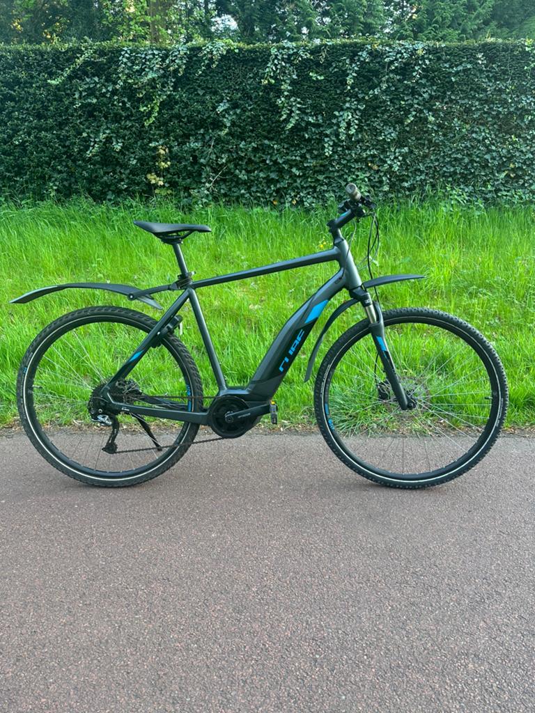Cube Cross Hybrid One elektrische fiets met lage kmstand, Overige merken, Vering, Ophalen of Verzenden, Zo goed als nieuw