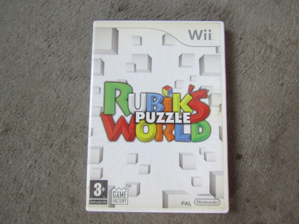 Wii spel: Rubiks puzzel world, Spelcomputers en Games, Puzzel en Educatief, Gebruikt, 1 speler, Ophalen of Verzenden