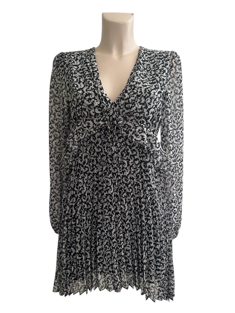 The Kooples jurk S, Zwart, Ophalen of Verzenden, Zo goed als nieuw, Onder de knie