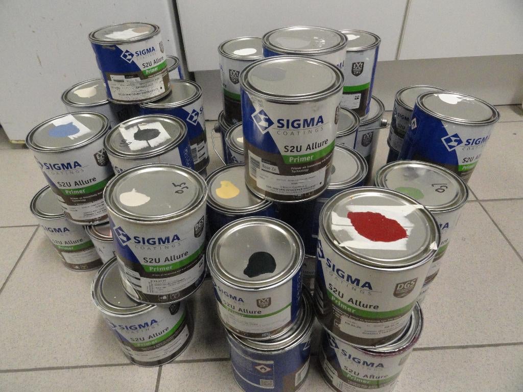 PARTIJ SIGMA S2U ALLURE PRIMER GRONDVERF  DIV KLEUREN, Doe-het-zelf en Verbouw, Verf, Beits en Lak, Overige kleuren, Nieuw, Ophalen of Verzenden