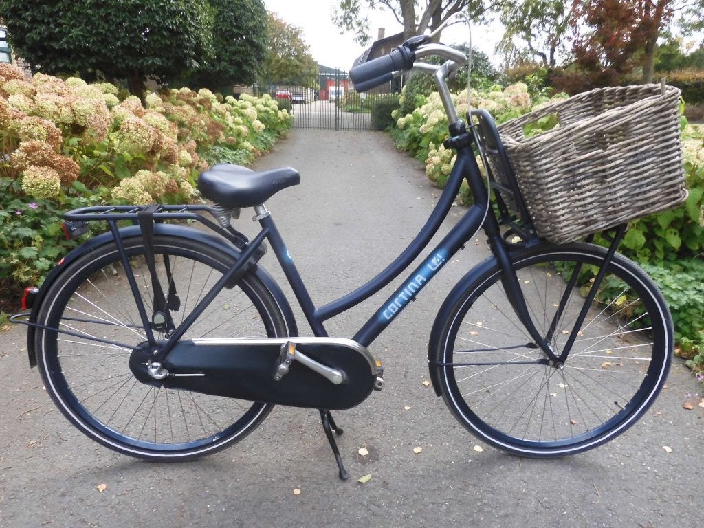 Mooie 28" Cortina U4 met 3 versnellingen en laag frame 50 cm, Terugtraprem, Versnellingen, Niet ingevuld, Zo goed als nieuw