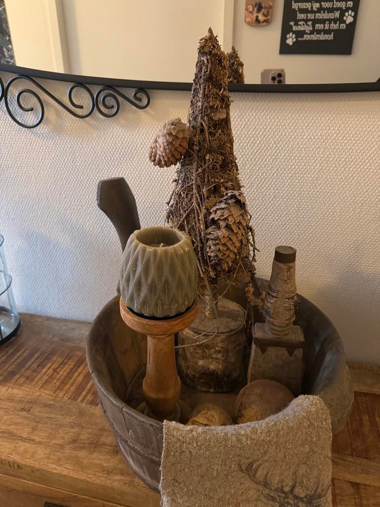 Houten wastobbe, Ophalen of Verzenden, Zo goed als nieuw, Rechthoekig, Hout