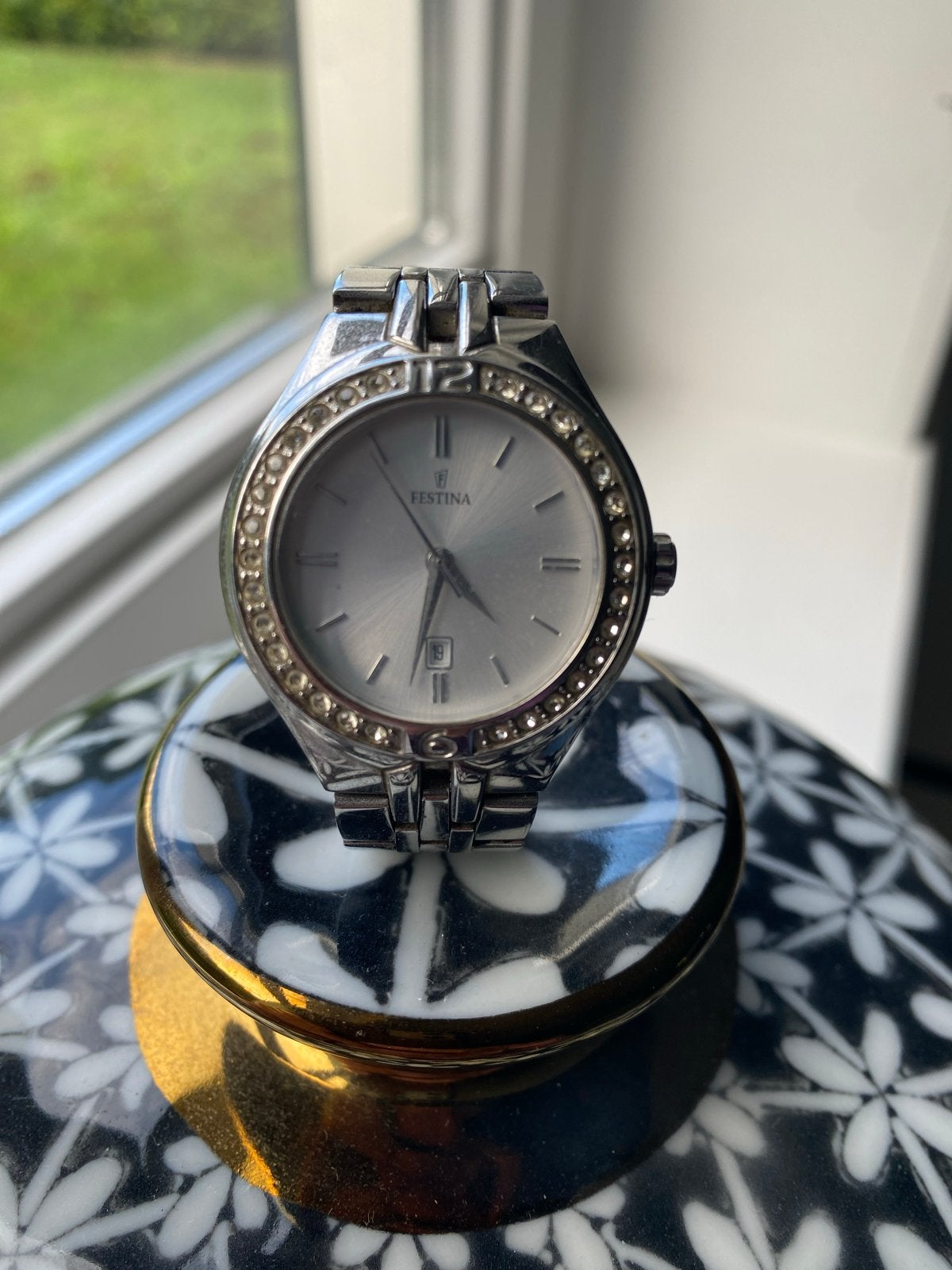 Festina F16867-1 Dameshorloge met Zirkonia, Sieraden, Tassen en Uiterlijk, Horloges | Dames, Overige merken, Staal, Staal, Polshorloge