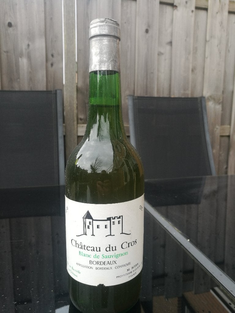 Chateau du Cros Bordeaux 1978, Frankrijk, Nieuw, Ophalen of Verzenden, Witte wijn