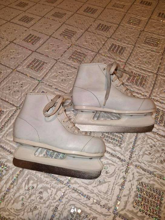 Witte meiden schaatsen MAAT 30, Overige merken, Gebruikt, Overige typen, Ophalen of Verzenden