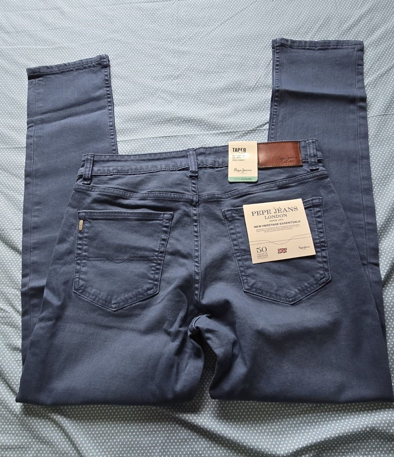 Pepe Jeans London Stanley Tapered Jeans (32), Blauw, Nieuw, W32 (confectie 46) of kleiner, Ophalen of Verzenden