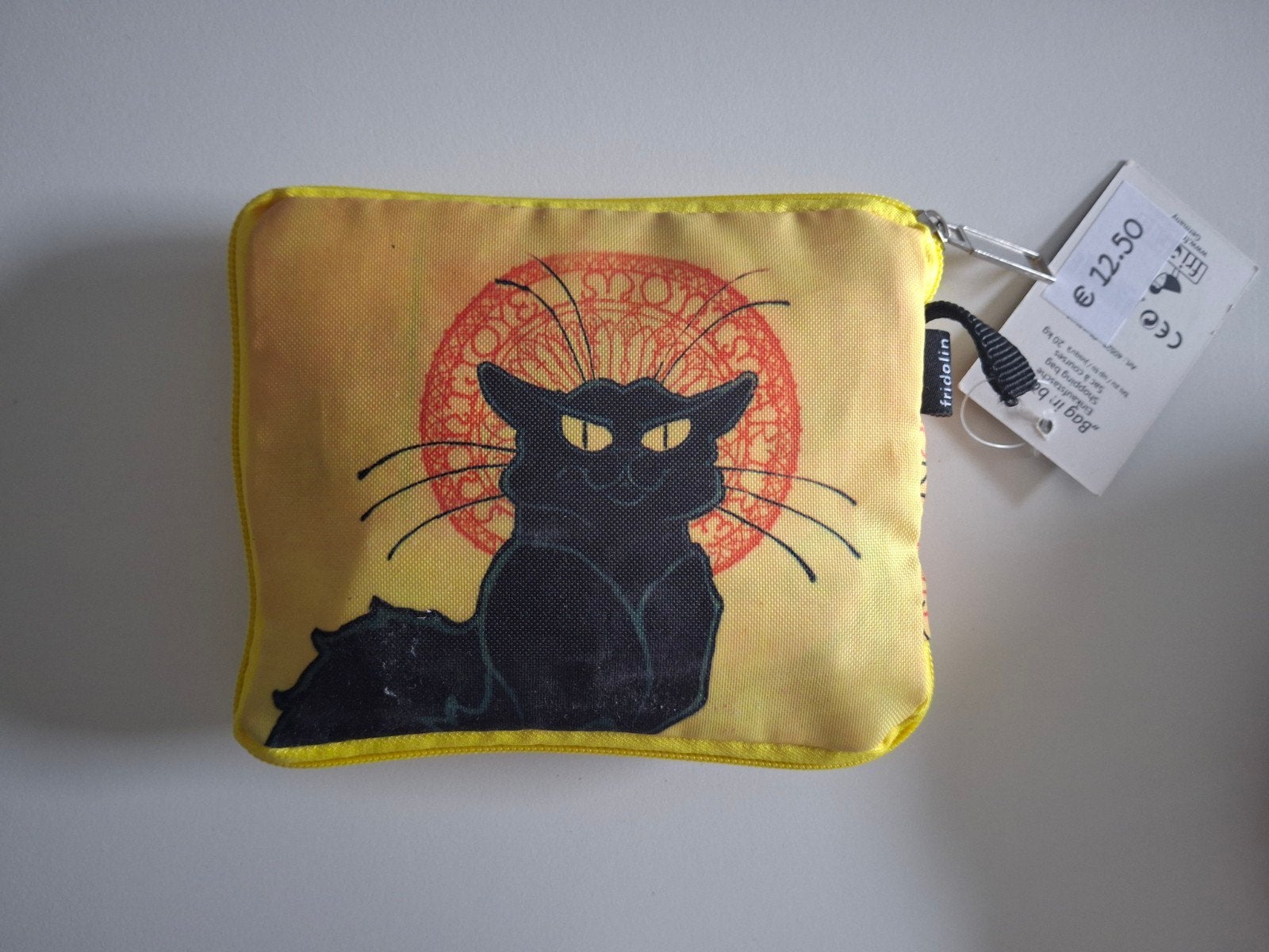 Shoppertas chat noir, Ophalen of Verzenden, Nieuw, Geel, Shopper