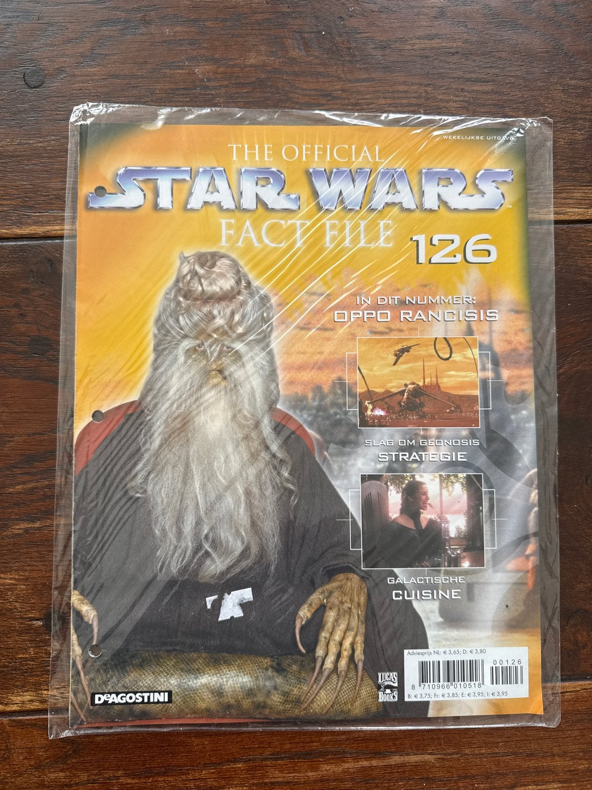 Star Wars Fact File 126: Oppo Rancisis (nieuw), Ophalen of Verzenden, Nieuw, Boek of Poster