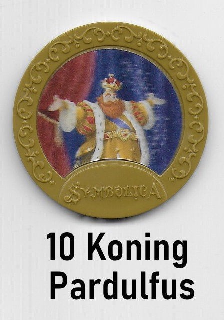 Emte efteling medaillon nr 10 koning pardulfus, Verzamelen, Ophalen of Verzenden, Zo goed als nieuw, Overige typen