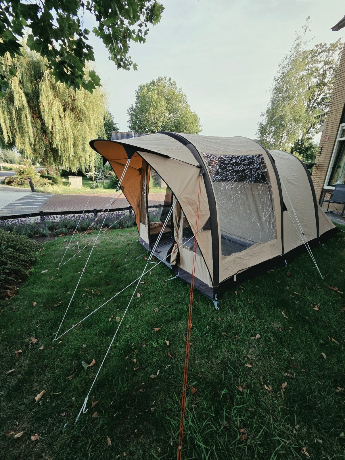 Opblaasbare kwaliteitstent: Robens Vista 400, Caravans en Kamperen, Tenten, Ophalen, Zo goed als nieuw, Tot en met 4