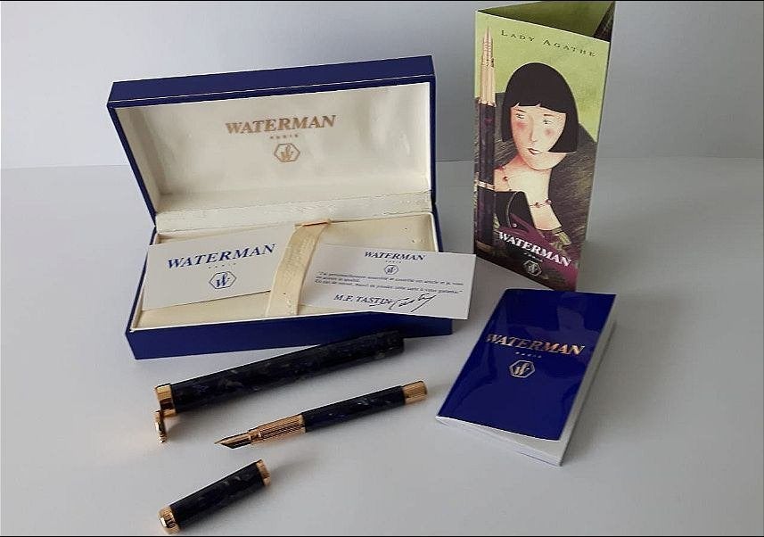 Lady Agathe Waterman vulpen, Ophalen of Verzenden, Vulpen, Waterman, Met reclame