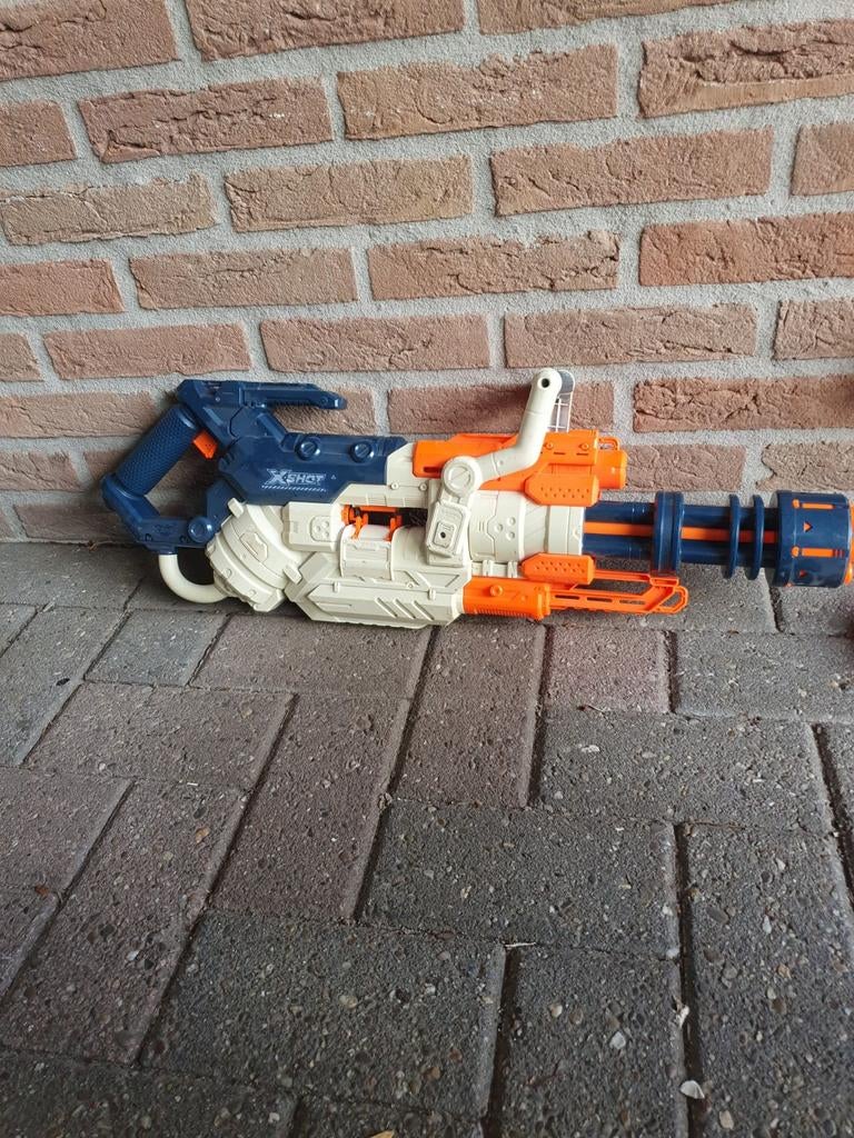 X-shot minigun, Ophalen, Gebruikt