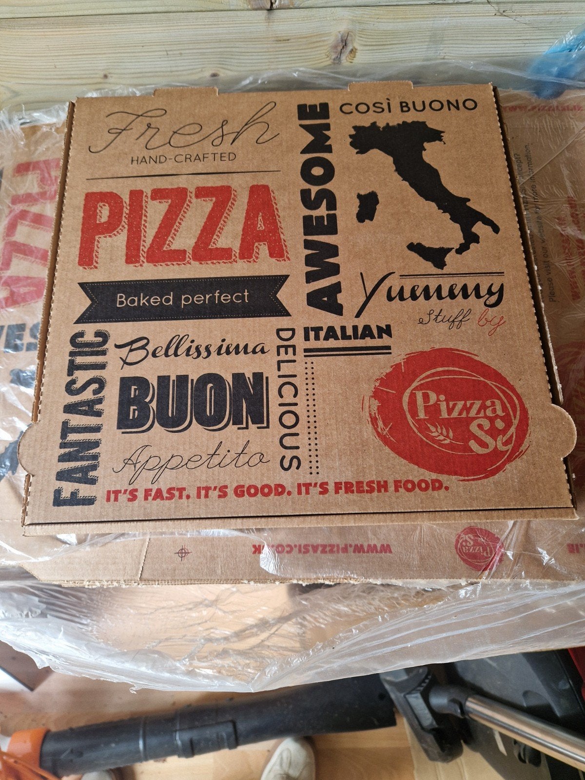 50 kartonnen pizzadozen 32x32 cm - Ophalen in Nunspeet, Ophalen of Verzenden