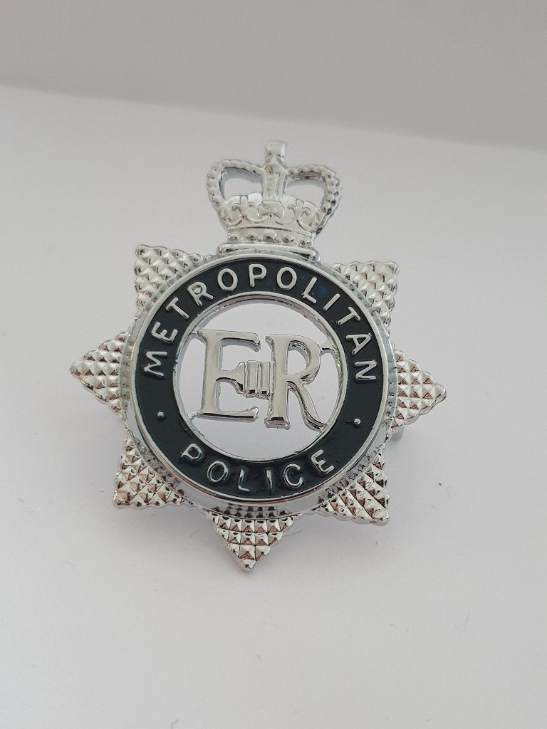 Obsolete British police badge, Metropolitan police badge, Verzamelen, Verzenden, Overige soorten, Engeland, Embleem of Badge
