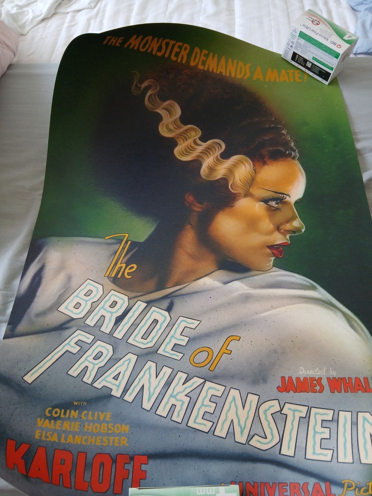 Poster bride of frankenstein vice press, Ophalen of Verzenden, Poster