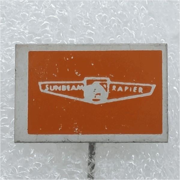 SP0624 Speldje Sunbeam Rapier oranje, Verzamelen, Ophalen of Verzenden, Gebruikt, Overige onderwerpen