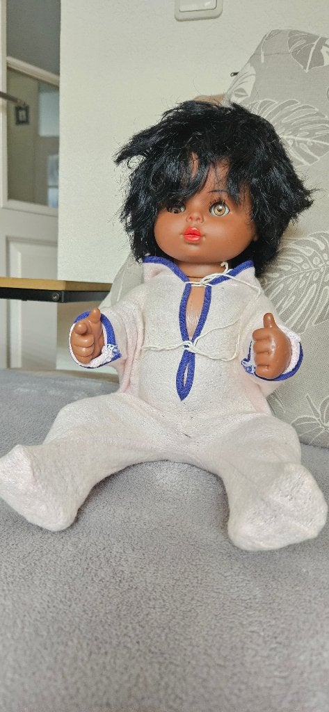 Vintage babypop van Lissi Bätz., Verzamelen, Poppen, Ophalen of Verzenden, Gebruikt, Pop, Levensecht of Reborn