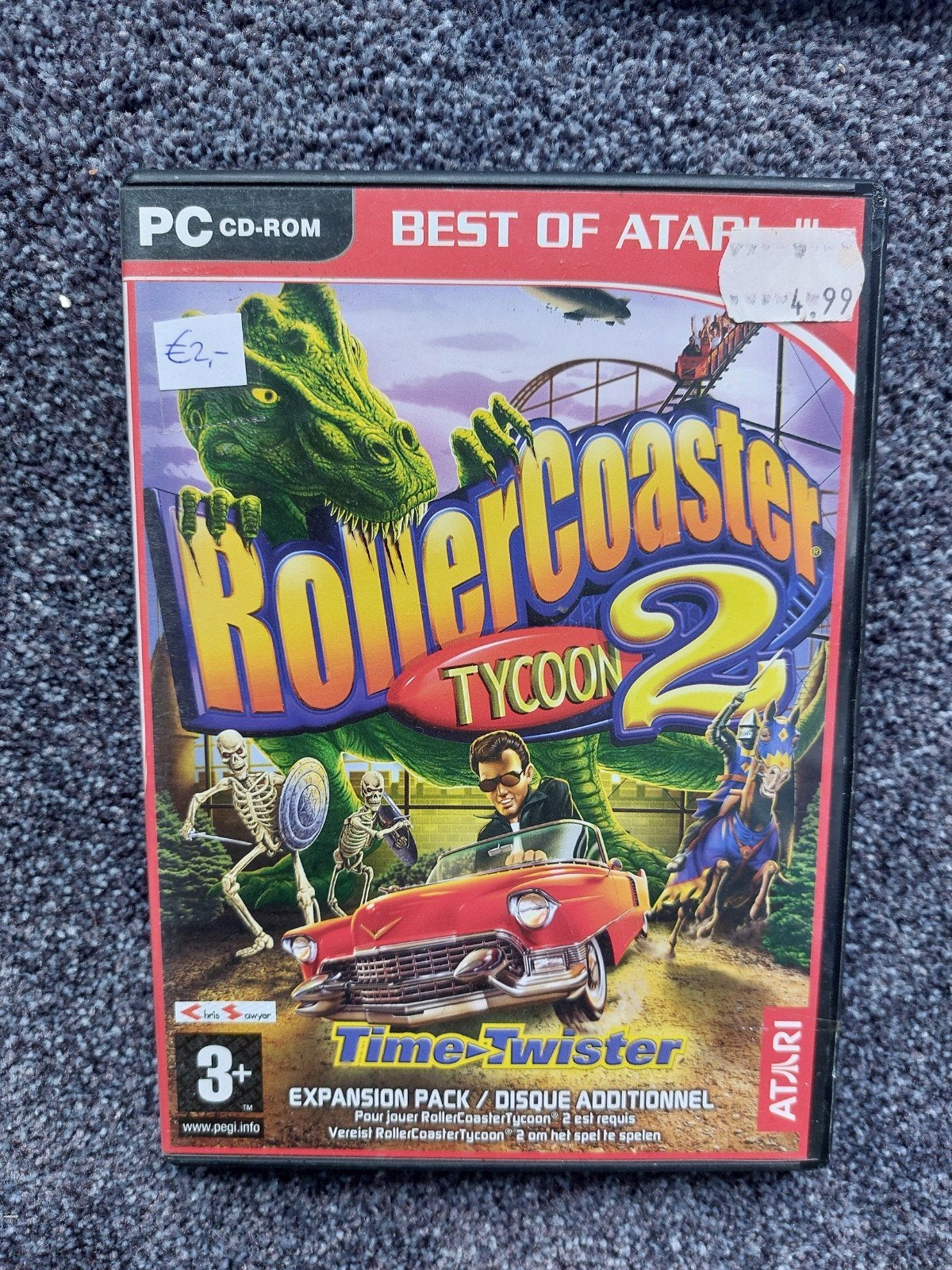 rollercoaster, 1 speler, Ophalen of Verzenden, Zo goed als nieuw, Vanaf 3 jaar
