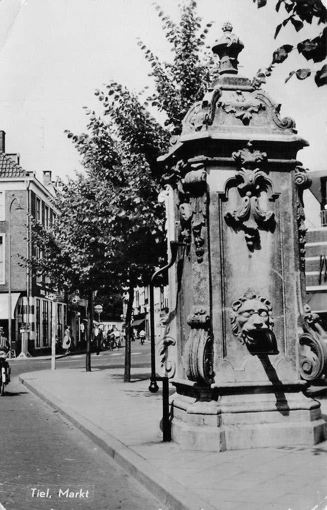 Tiel - Markt (uitgave 1962), Ophalen of Verzenden, 1960 tot 1980, Ongelopen, Gelderland