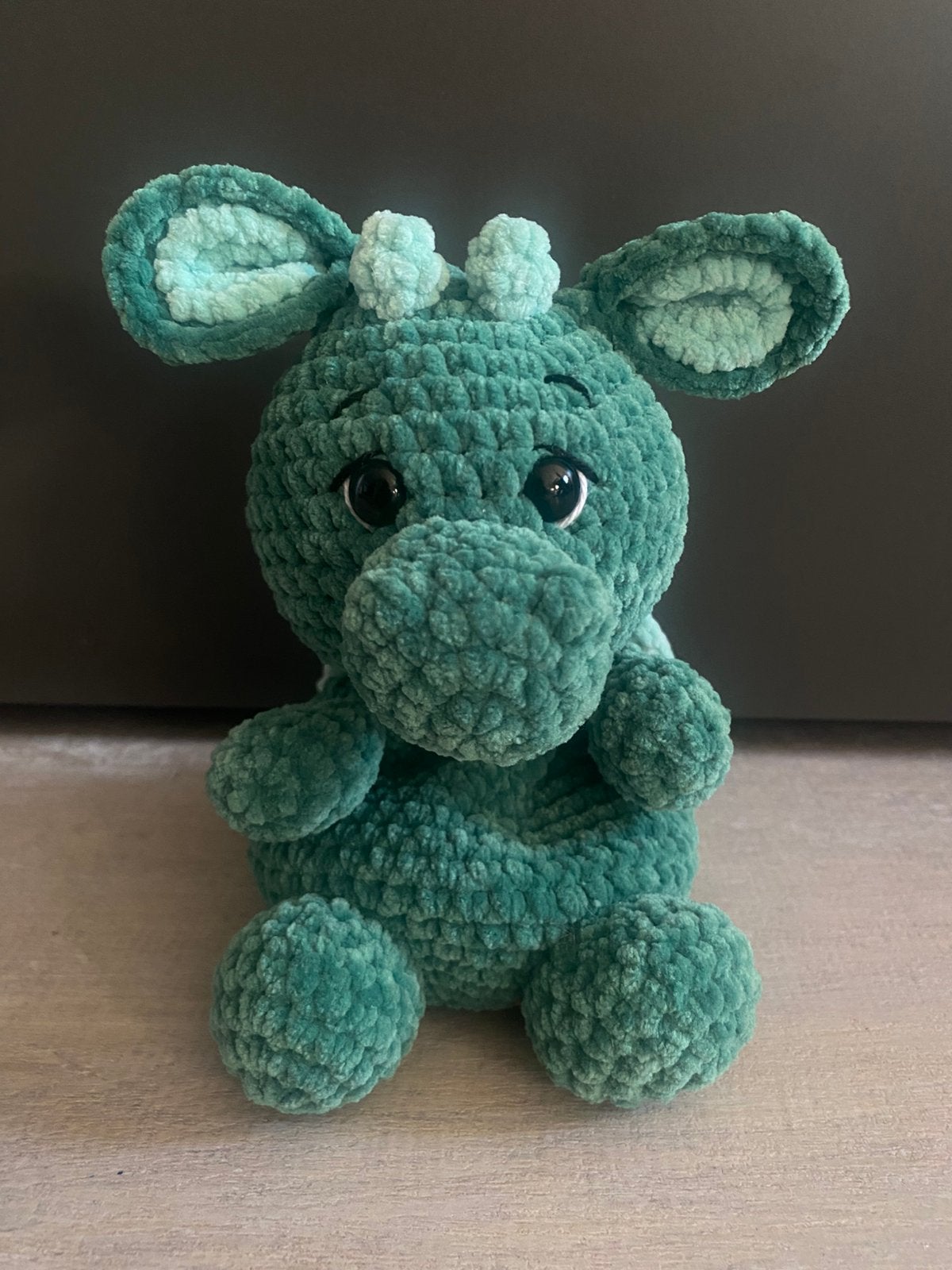 Gehaakte fluppie draakje, handmade, Handgemaakt, Overige typen, Nieuw, Ophalen of Verzenden