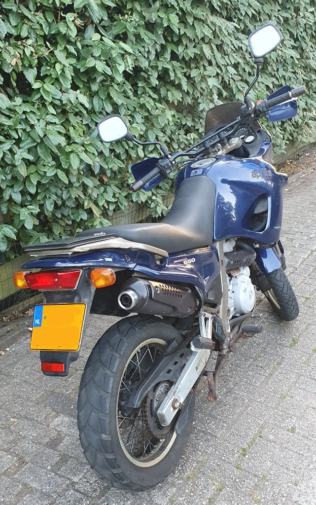 Aprilia Pegaso 650 cc 1996 Blauw 29kW *22.000 km*, Aprilia, Gebruikt, Enduro, Minimaal motorrijbewijs A2