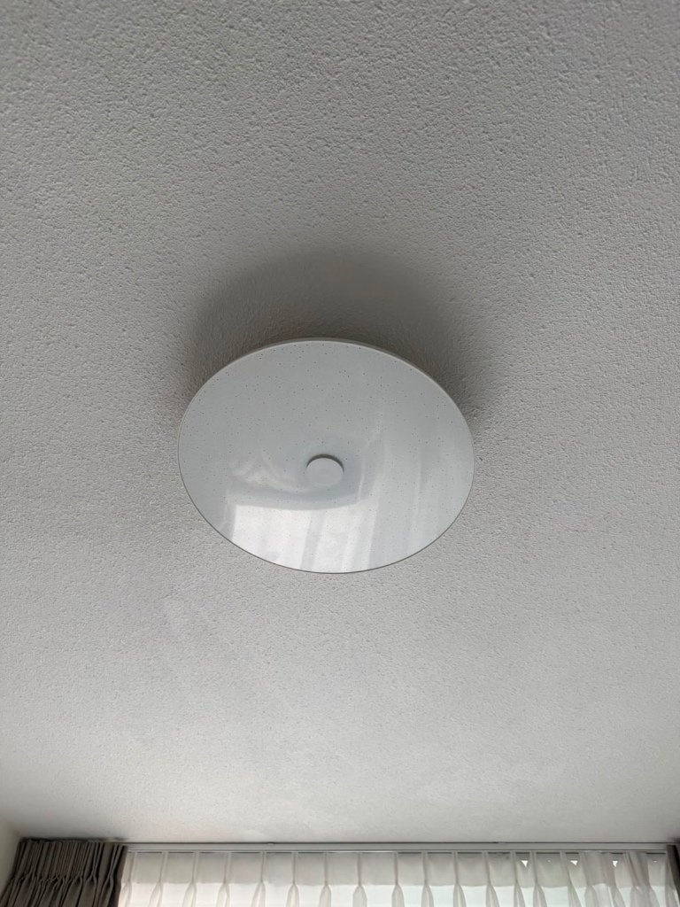 2 AEG- Led Plafondlampen met speaker en Afstandsbediening., Ophalen, Modern, Zo goed als nieuw, Plafondlamp