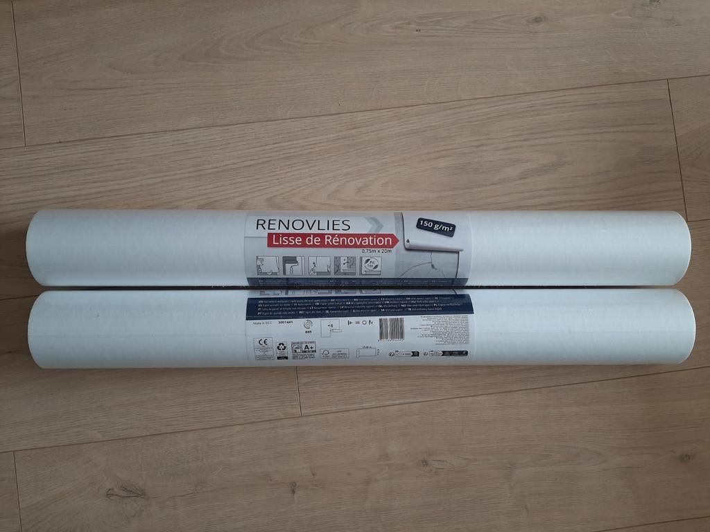 Renovlies behang Action, Ophalen, Minder dan 10 m², Wit