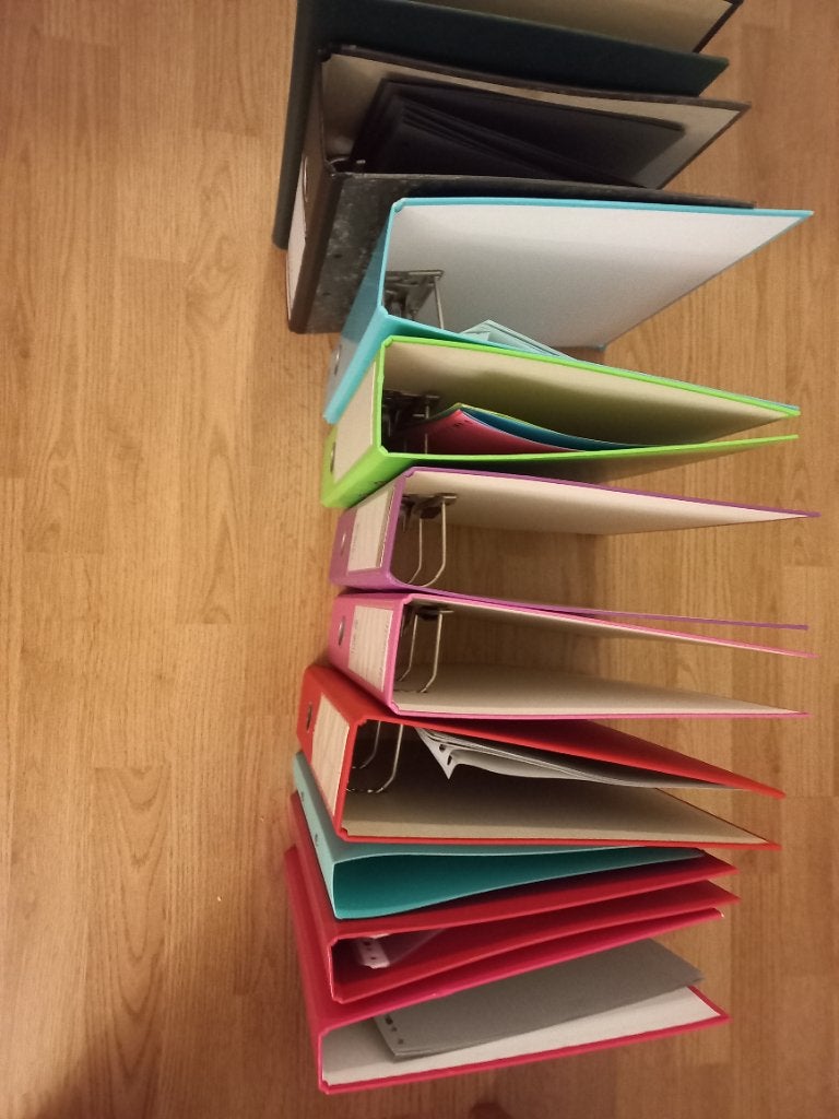ordners 8 stuks, Ophalen, Gebruikt