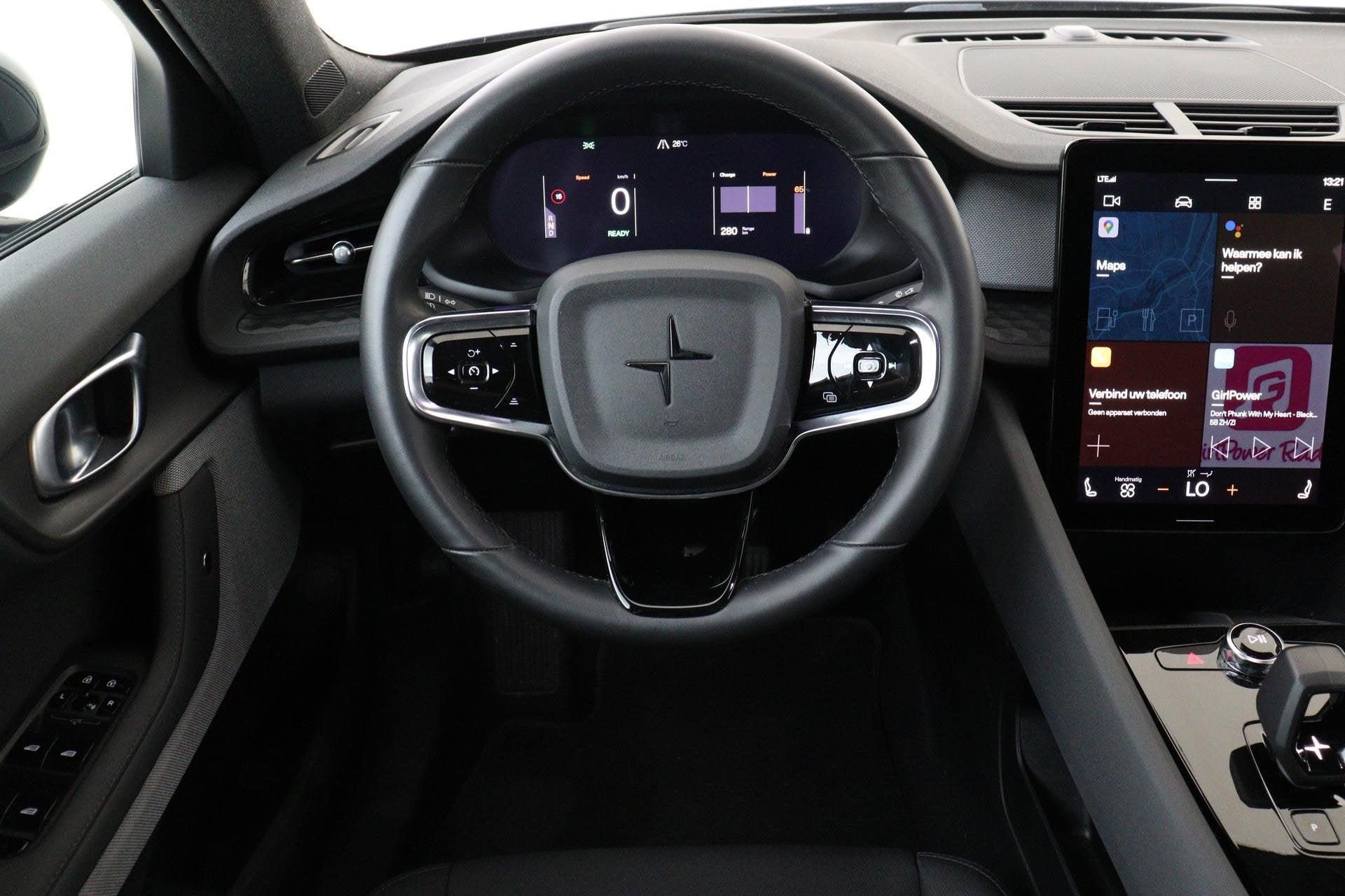 Polestar 2 LONG RANGE SINGLE MOTOR 78 kWh -360°CAM|ADAP.CRU, Auto's, Polestar 2, Stof, Gebruikt, Blauw