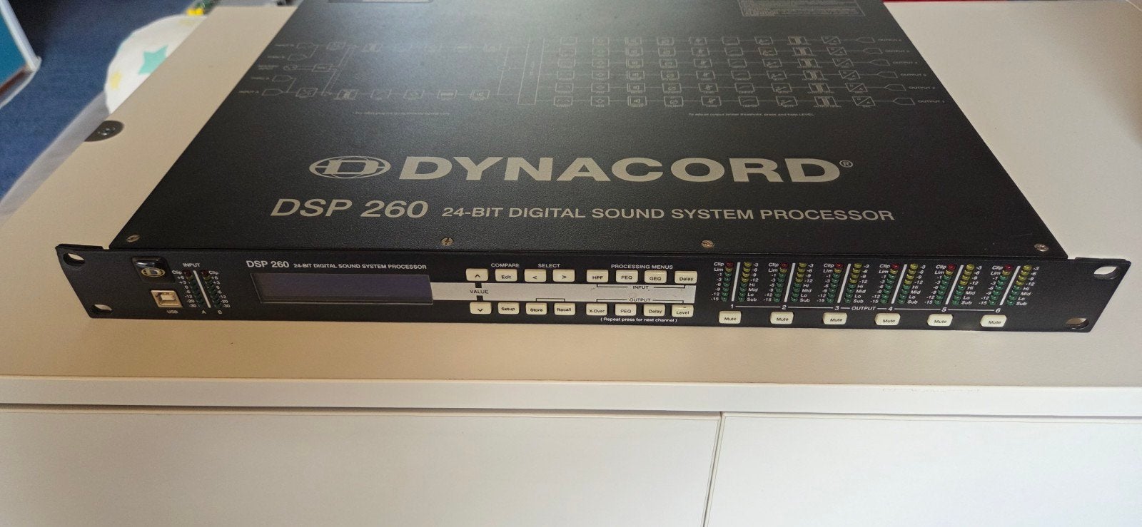 Dynacord DSP 260 luidspreker controller, Ophalen, Zo goed als nieuw, Overige typen, Overige merken