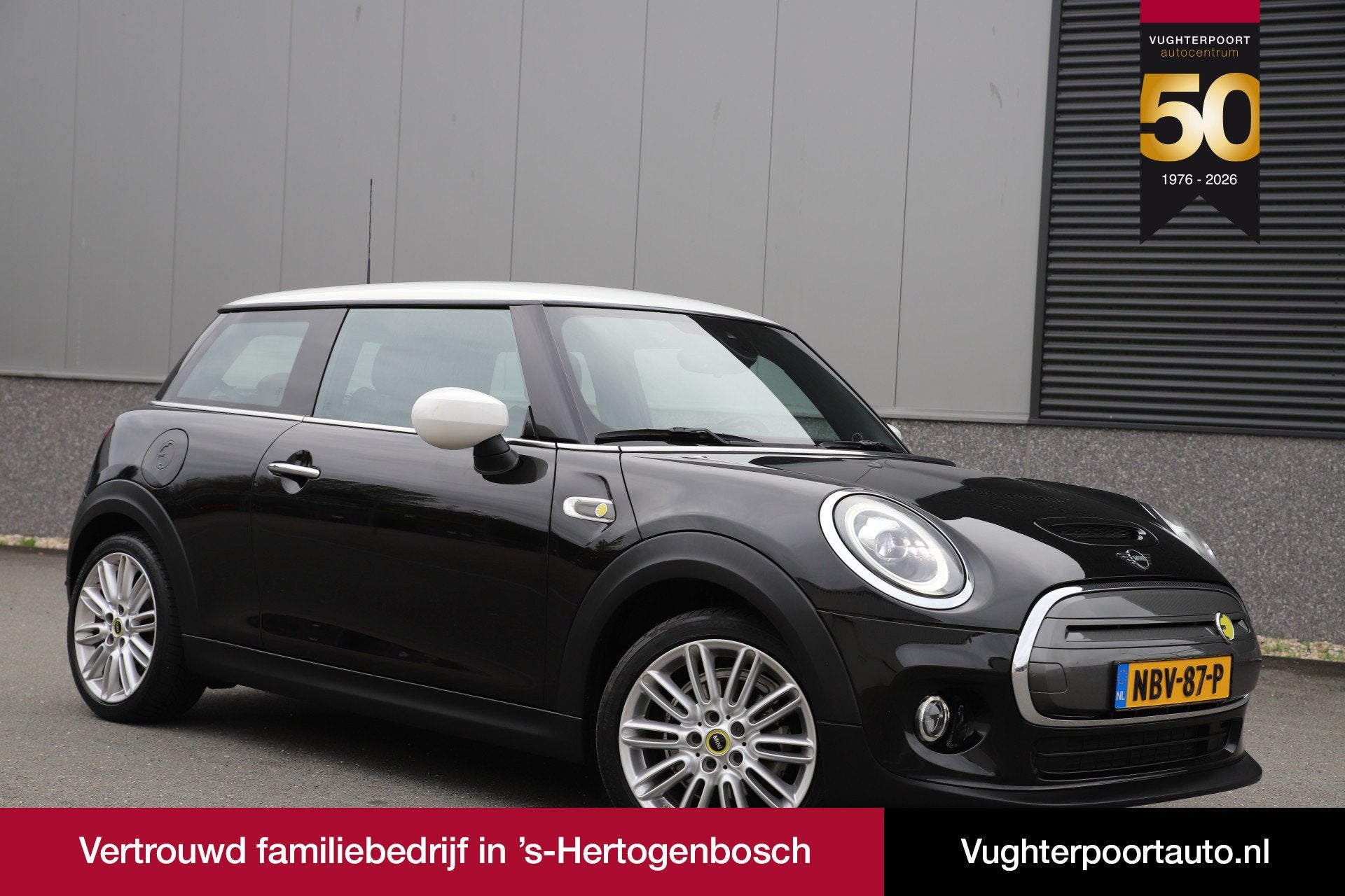MINI Electric SE 184pk 33 kWh/ Led/Carplay/W-pomp/3-Fase/Pre, Auto's, Gebruikt, 1340 kg, 33 kWh, Leder en Stof