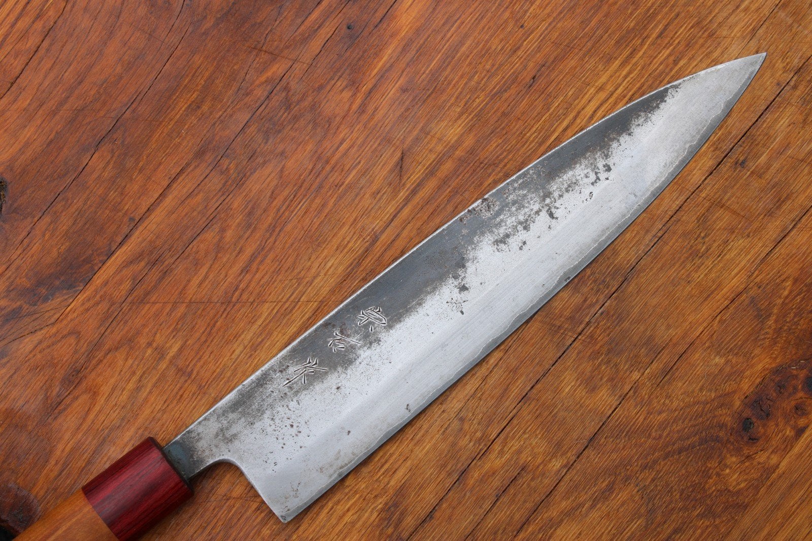 Authentiek Japans Gyuto Koksmes - Handgemaakt, Verzenden, Metaal, Meerkleurig, Overige typen