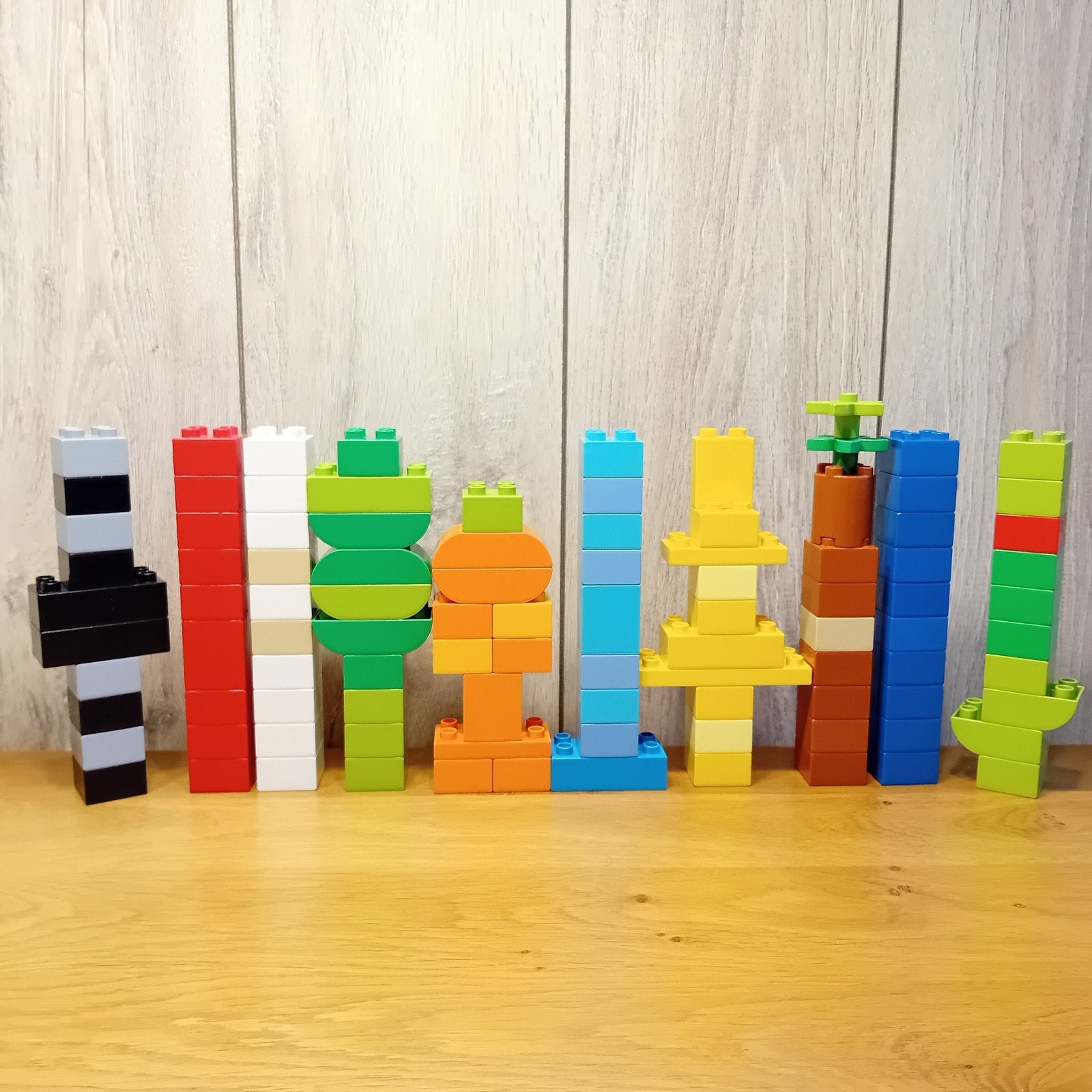 100 Duplo blokken in diverse kleuren en maten, Kinderen en Baby's, Gebruikt, Inclusief extra onderdelen, Ophalen of Verzenden