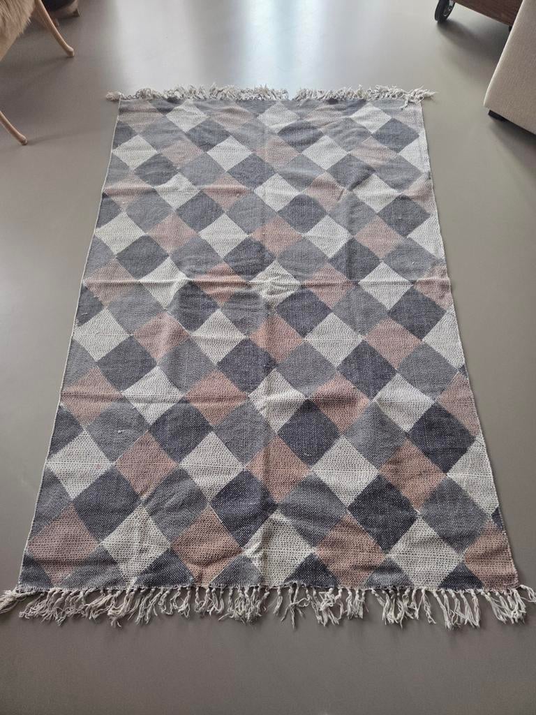 Katoenen vloerkleed 120x180 (2stuks), Ophalen of Verzenden, Rechthoekig, 200 cm of meer