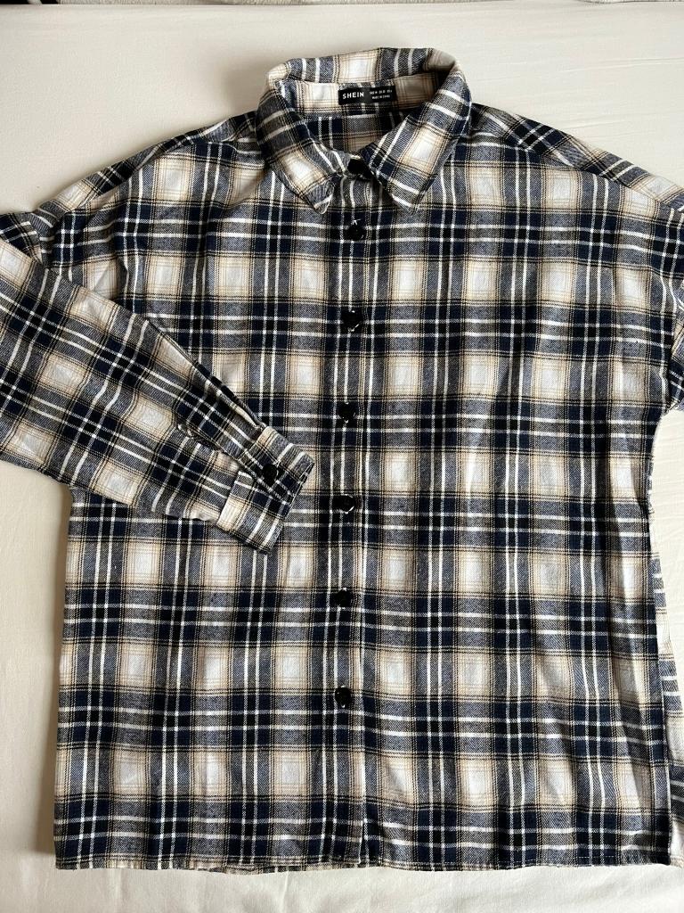 Shein blouse maat M, Maat 38/40 (M), Blauw, Ophalen of Verzenden, Zo goed als nieuw