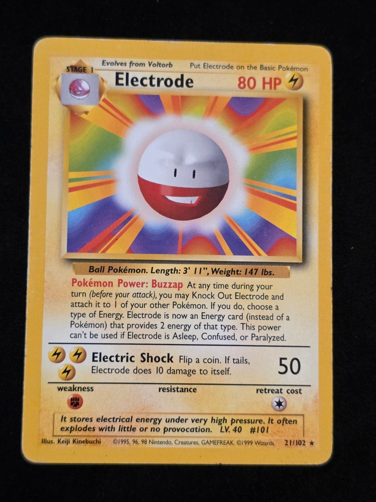 Electrode 21/102 Base Set, Verzenden, Gebruikt, Losse kaart
