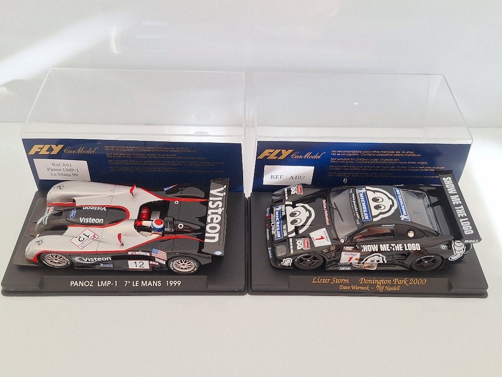 Fly 1 x Lister  1x Panoz Nieuw in Doos, Overige merken, Racebaan, Lfy, Nieuw