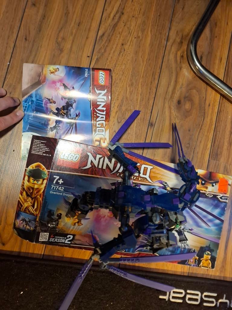 Lego Ninjago 71742 Overlord Draak met minifiguren, Lego, Ophalen of Verzenden, Zo goed als nieuw, Ninjago