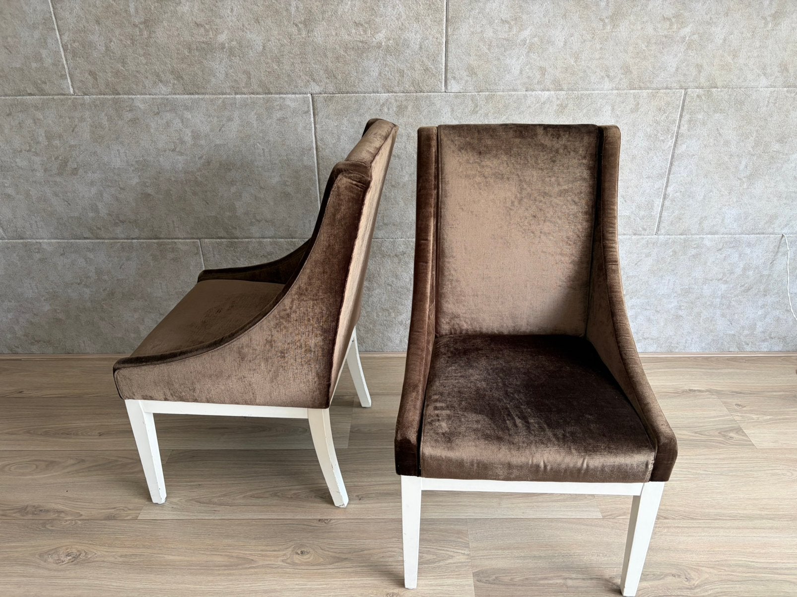 6 Eetkamerstoelen te koop, Ophalen, Zo goed als nieuw, Vier