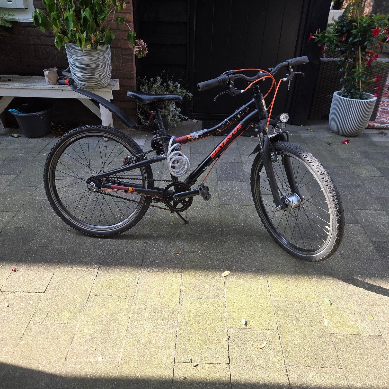 Batavus Booster 24 inch kinderfiets, Ophalen, Gebruikt, Velgrem, Versnellingen