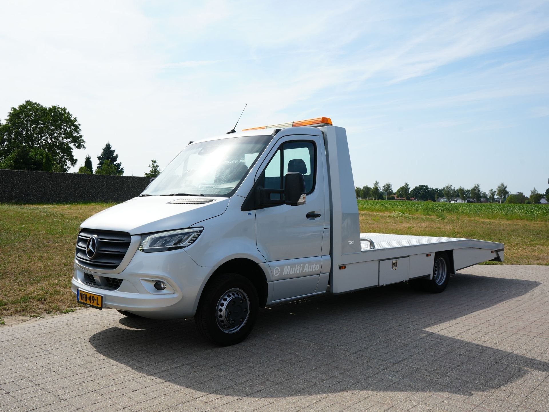 Mercedes-Benz Sprinter Oprijwagen 516 2.2 CDI L3 EURO VI-D T, Auto's, Automaat, Gebruikt, Diesel, 165 pk