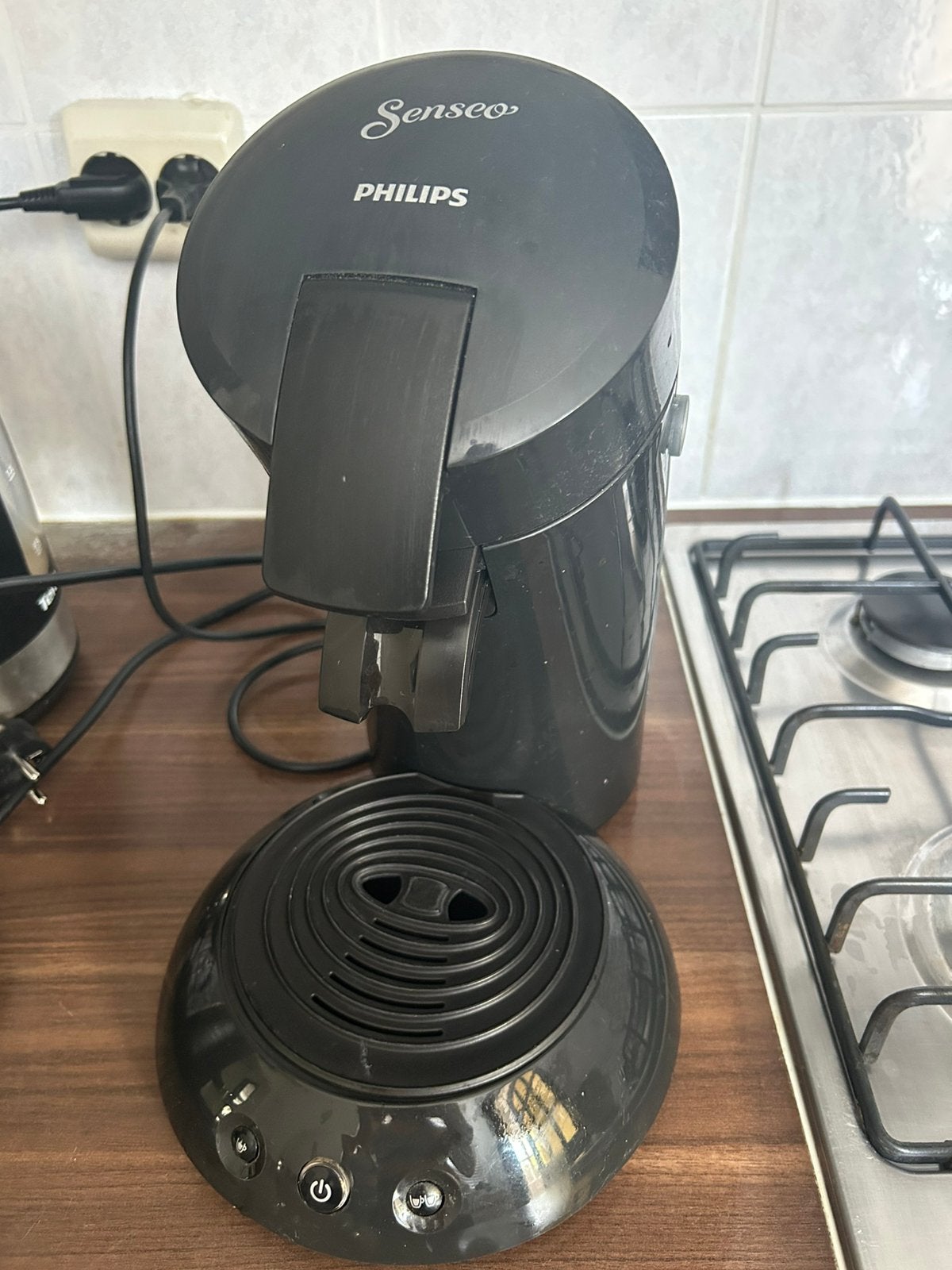 Senseo koffiezetapparaat inclusief dichte zak cappucino pads, Ophalen, Gebruikt, Koffiemachine, 2 tot 4 kopjes