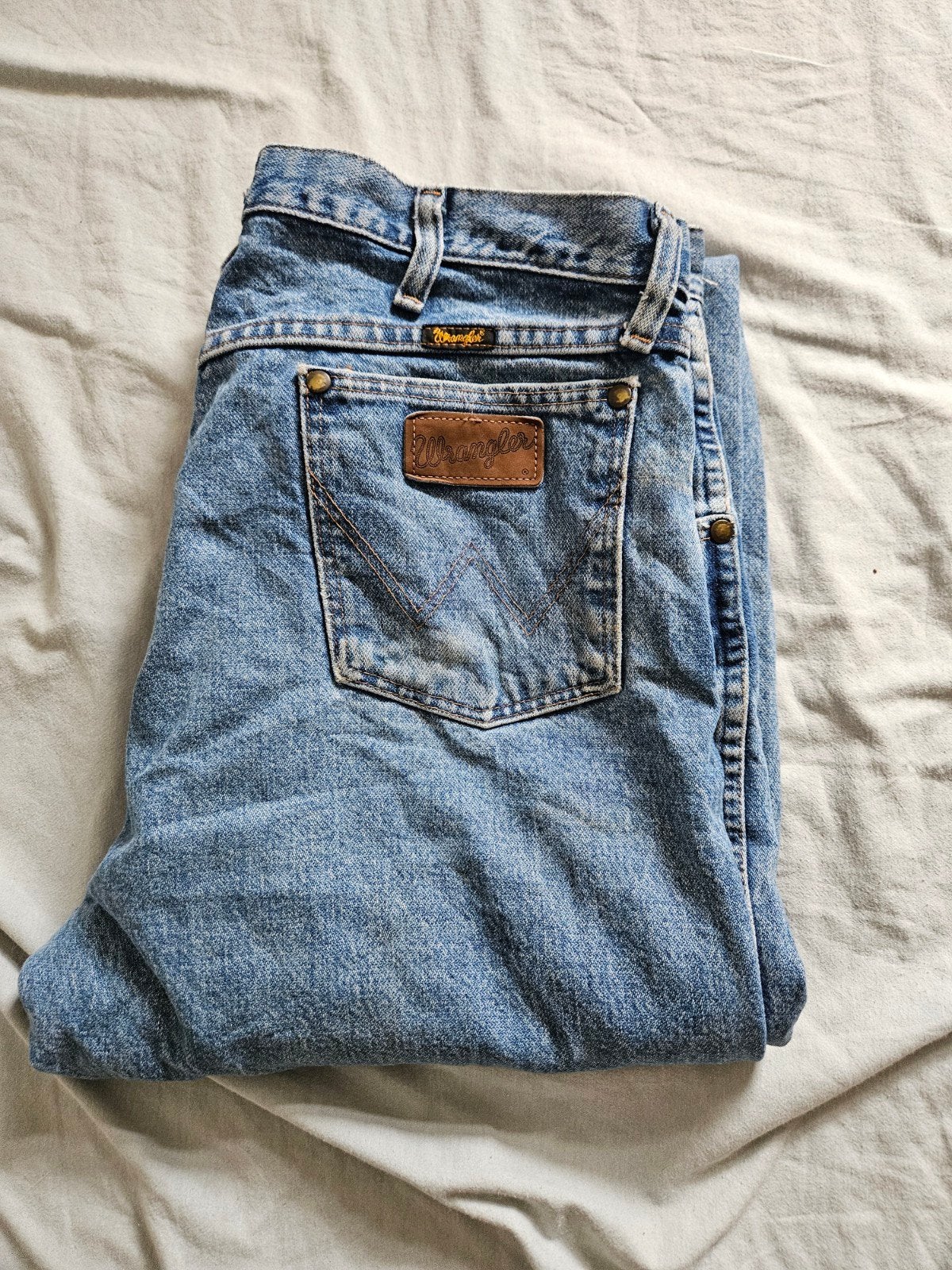 Wrangler spijkerbroek maat 35x34, Blauw, Wrangler, Overige jeansmaten, Ophalen of Verzenden