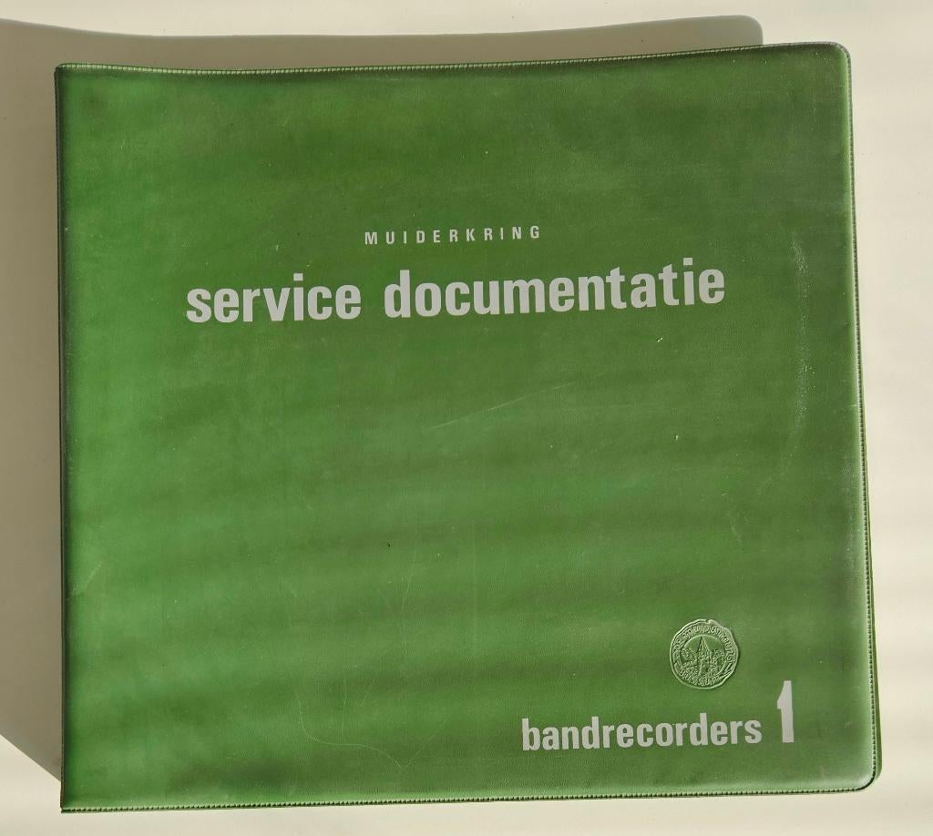 Muiderkring Service documentatie bandrecorders, Ophalen