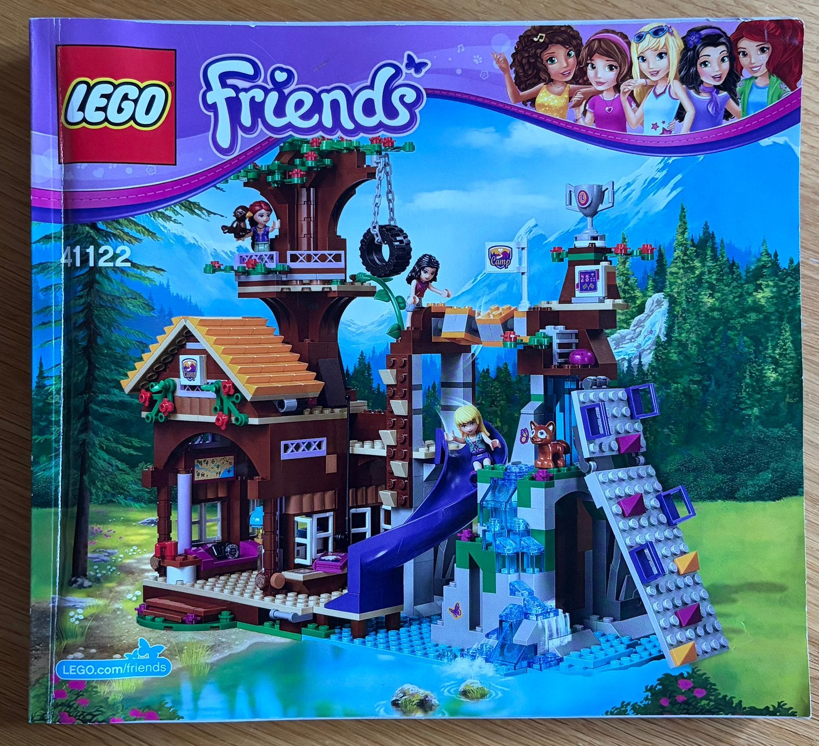 LEGO Friends Avondturenkamp Boomhuis 41122, Lego, Friends, Ophalen of Verzenden, Complete set