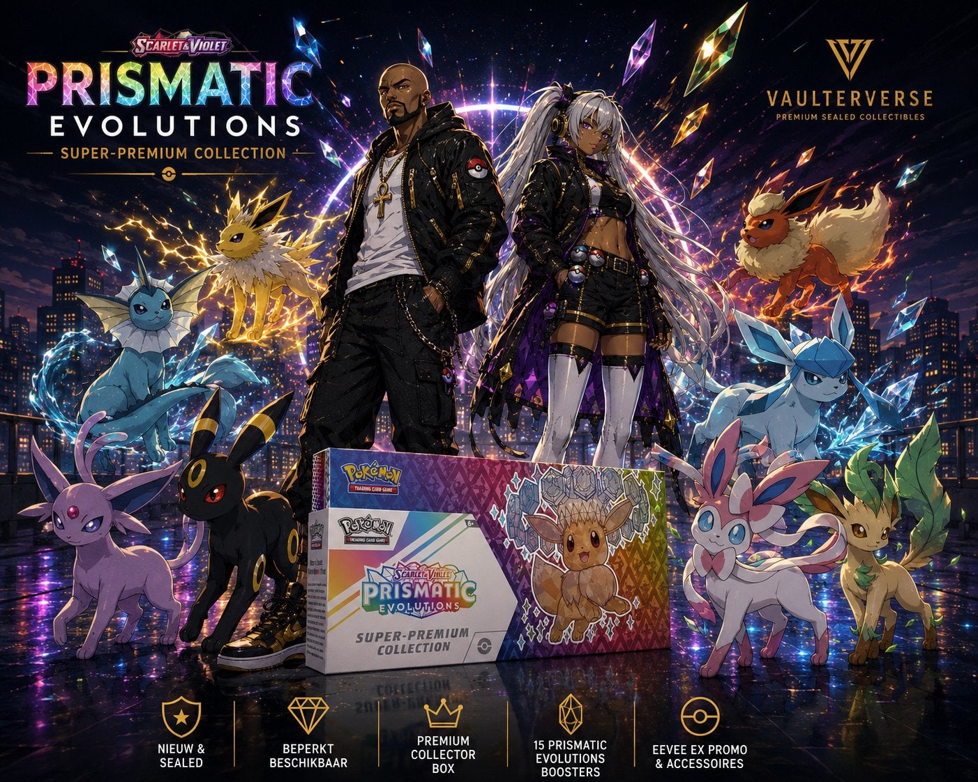 Pokémon Prismatic Evolutions SPC | Nieuw & Sealed, Tickets en Kaartjes, Eén persoon