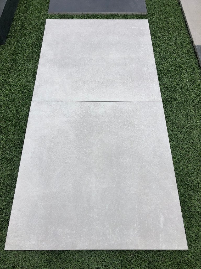 keramische terrastegels partijtegels 80x80x2 Native silver